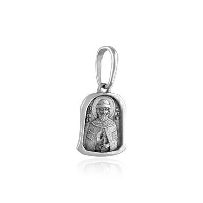 картинка Образ из серебра "Святой Князь Дмитрий" (36278) 